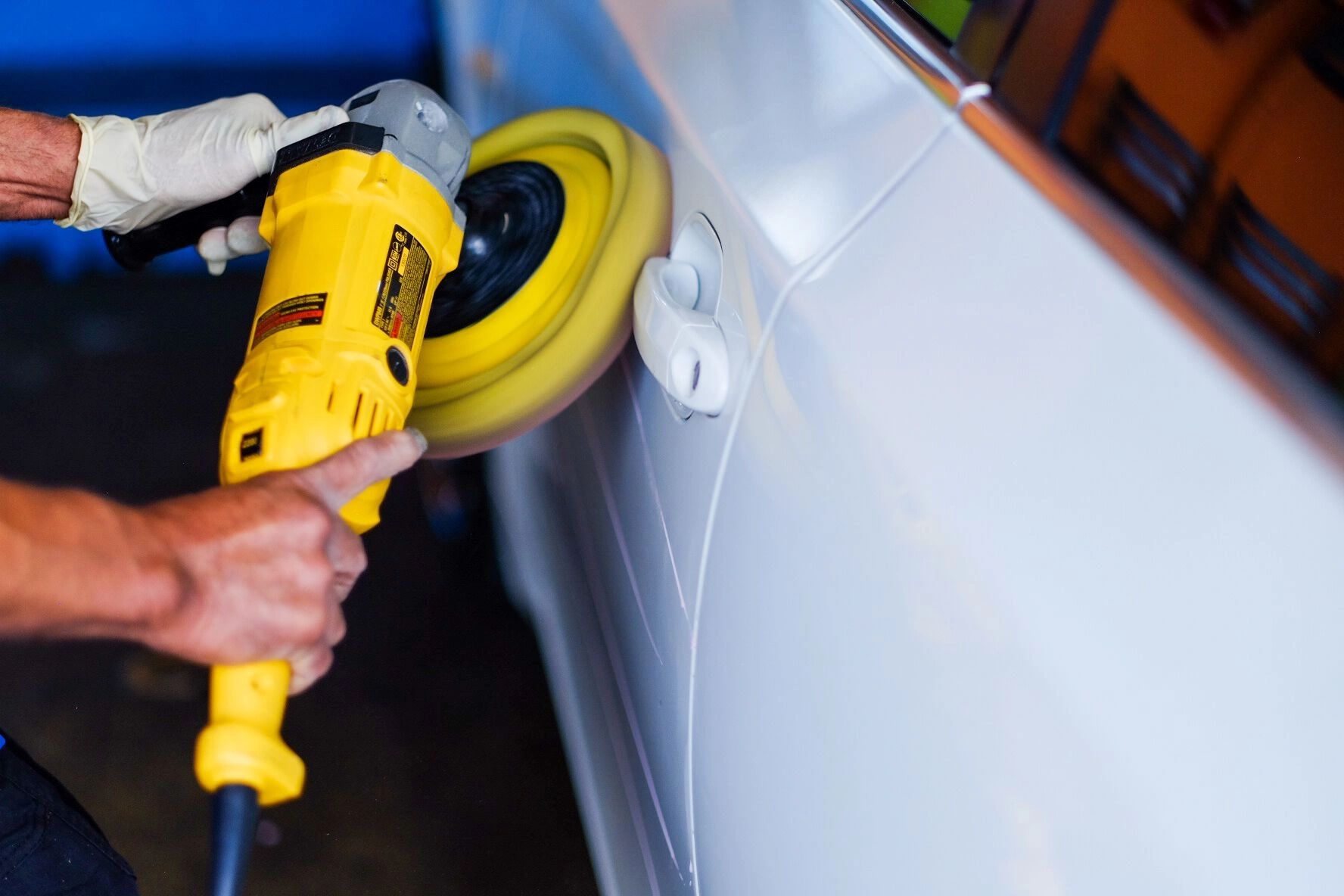 Luxury car wash service professional detailing